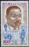 Timbre sur Martin luther king.