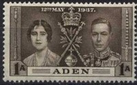 Timbre effigie du roi Georges VI.