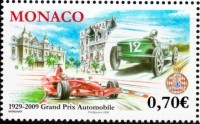 Timbre la création du GP de Monaco.