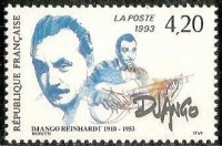 Timbre sur Django Reinhardt.
