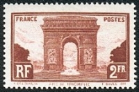 Timbre l'Arc de Triomphe.