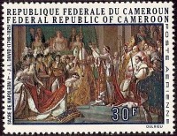 Timbre couronnement Napoleon Bonaparte.