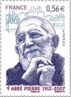 Timbre l'abbé Pierre.