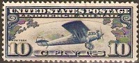 Timbres sur l'avionneur Charles Lindberg.