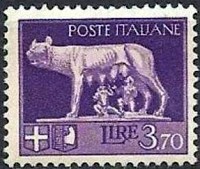 Timbre naissance de Rome.