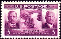 Timbre du Canal de Panama.