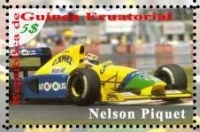 Timbre nelson piquet champion de F1.