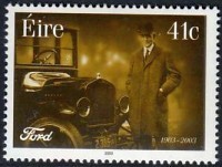 Timbre sur la Ford T.