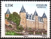 Timbre le chateau de Josselin.