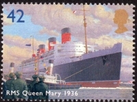 Timbre le rms Queen Elisabeth.