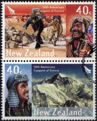 Timbre a la conquete de l'Everest.
