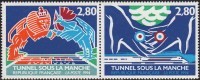 Timbre accord tunnel sous la Manche.
