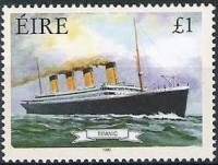 Timbre du paquebot le Titanic.