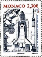 Timbre sur la création de la Nasa.