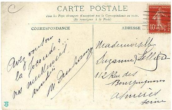 Carte postale- Tableau La Joconde. 