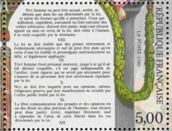 Timbre N° 3 du Bloc PHILEXART89 BLOC N°11.
