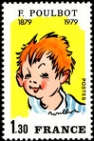Francisque Poulbot- Timbre de France 1979. 
