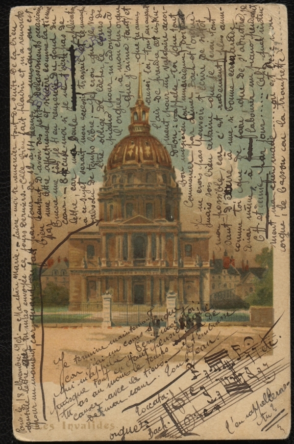 Carte postale Invalides.