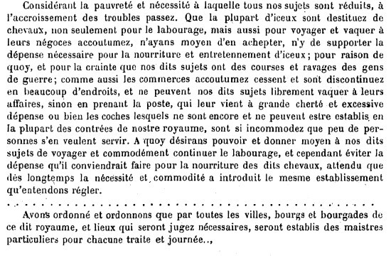 L'édit du 8 mai 1597 sous henri IV.