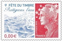 Timbre Marianne Fête du timbre 2010.