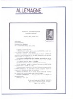 Timbres surchargés d'Allemagne.