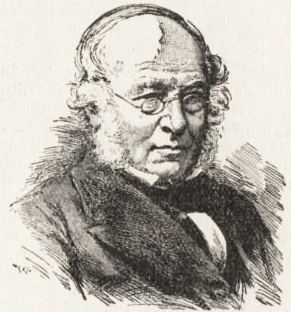 Sir Rowland Hill inventeur du timbre poste.