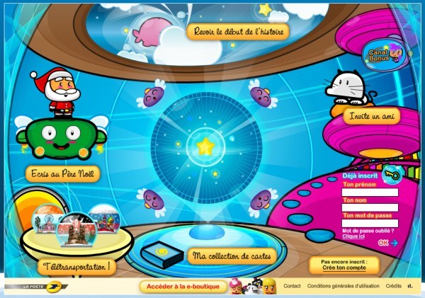 Le site du Père noël 2009.