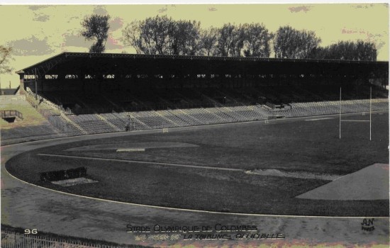 Carte postale stade Olympique de Colombes-variente
