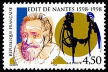 Timbre édit de Nante émis en 1998. 