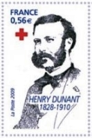 Timbre sur Henri Dunant 2009.