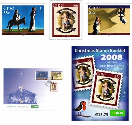 Timbres noël 2008 - Irlande.