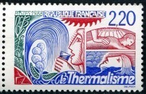 Timbre sur le thermalisme.