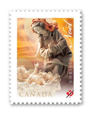 Timbres de Noël Canada 2009.