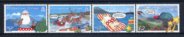 Timbres noël 2008 - Ile Ascension.