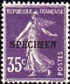 Specimen sur semeuse camée.