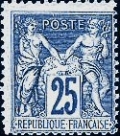Timbre au type Sage.