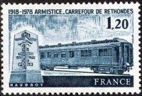 Timbre armistice du 11 novembre.