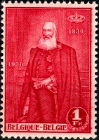 Timbre du roi Leopold II.