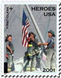 Timbres sur les Heros des attentats de 2001.