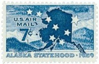 Timbre création de l'Alaska.