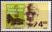 Timbre sur Thomas Edison.