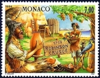 Timbre Robinson Crusoe.
