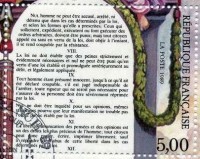 Timbre des droits de l'homme.