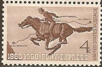 Timbre du POny Express.