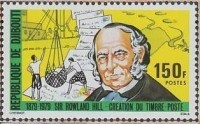 Timbre Sir Rowland Hill.