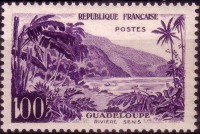 Timbre la guadeloupe.
