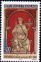 Timbre Richard Coeur de Lion.