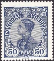 Timbre du roi Manuel II.