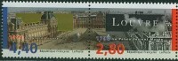 Timbre le musée du Louvre.