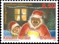 Timbre de Noel du Groeland.